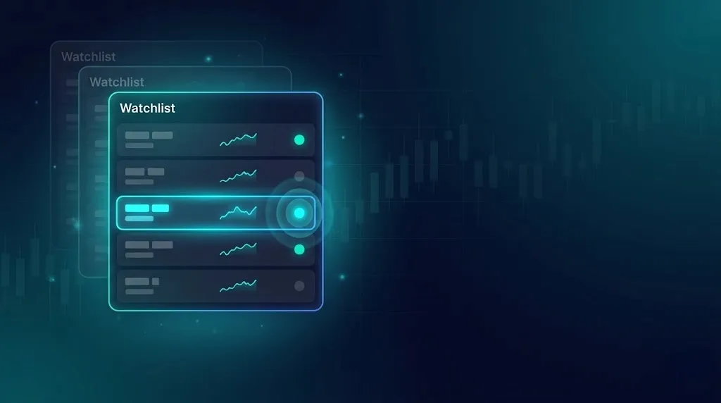Exelza stock watchlist with symbols and market metrics